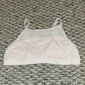 Aerie Lace Bralette in Soft Pink